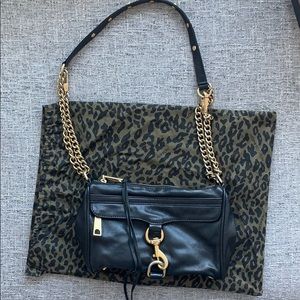 Rebecca Minkoff mini MAC black/gold